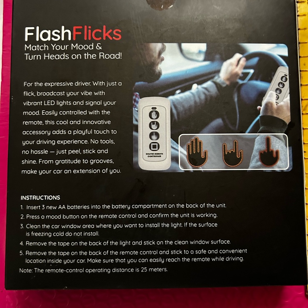 Remote-Controlled Car Light Display - Black - Picture 2 of 2